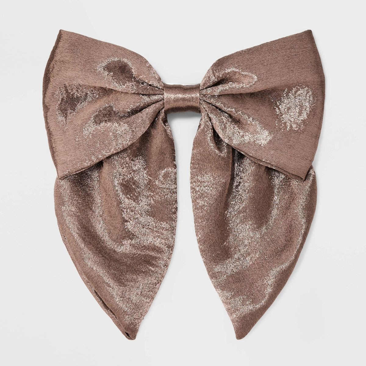 Shiny Satin Bow Hair Barrette - A New Day™ Burgundy | Target