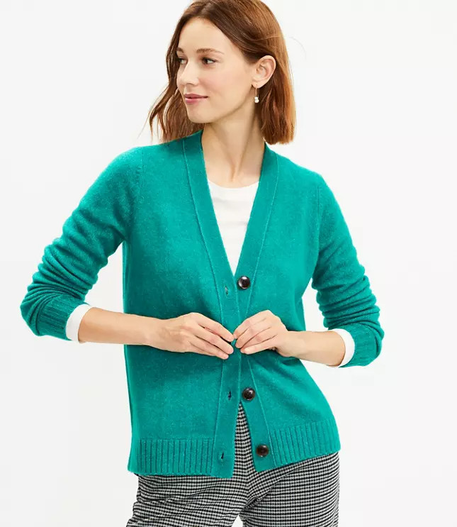 Relaxed Boyfriend Cardigan | LOFT