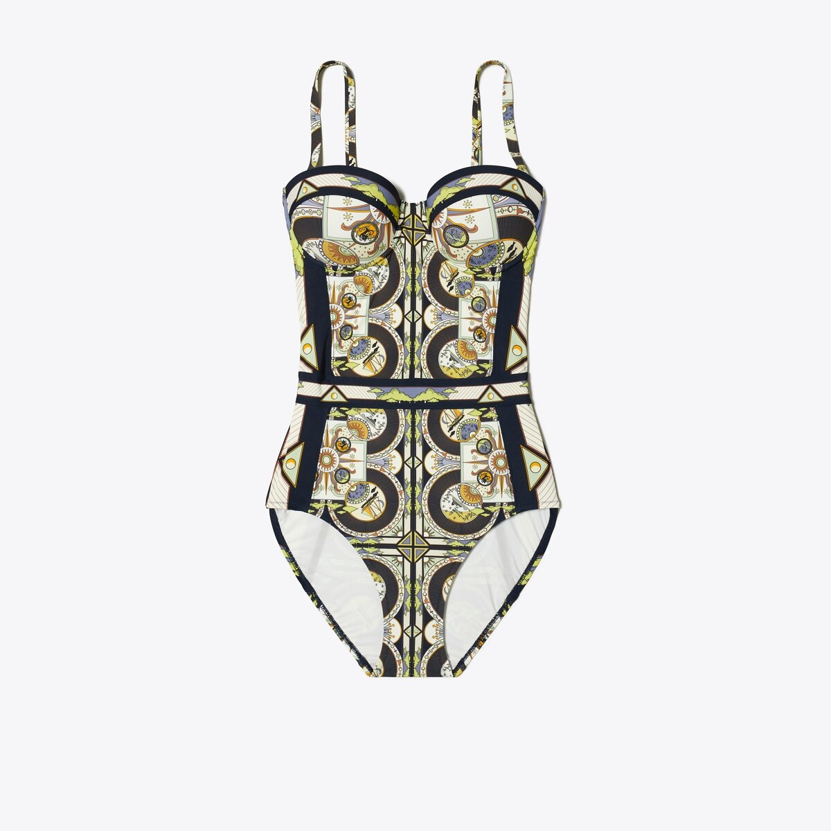 PRINTED UNDERWIRE ONE-PIECE SWIMSUIT | Tory Burch (US)