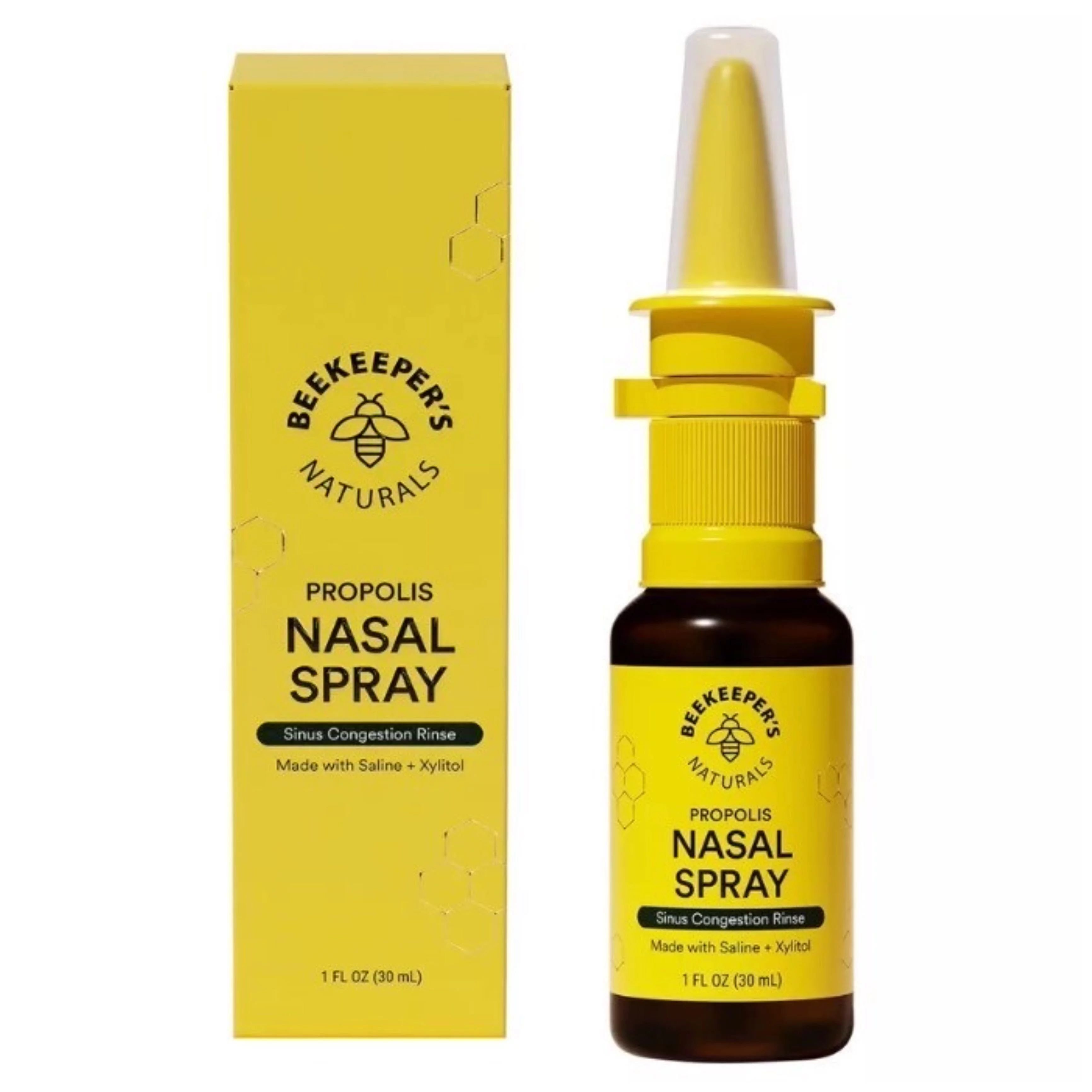 Beekeepers Naturals Xylitol Propolis Nasal Spray, 1 fl oz - Pack Of 2 | Walmart (US)