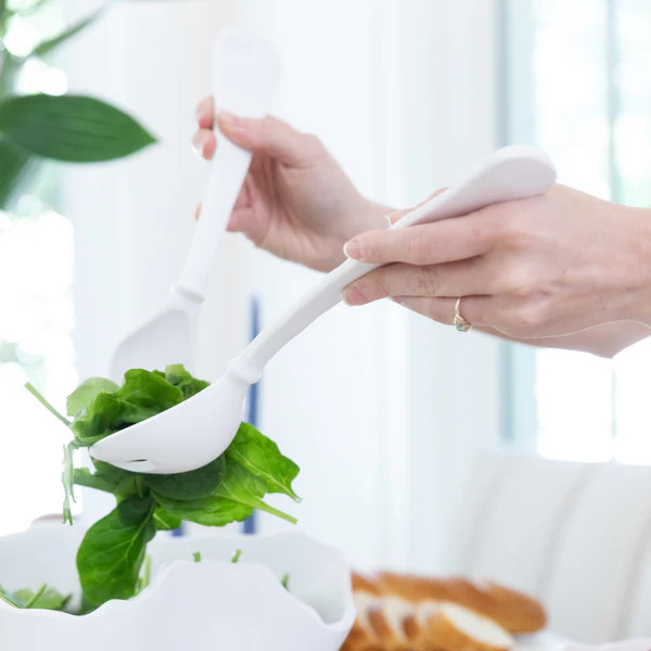 Nube Salad Servers | Fig and Dove