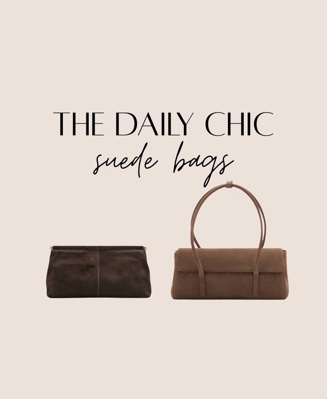 Two amazing high-street finds I had to do a double Daily Chic today! These bags are both such a good price and the chocolate brown clutch is a great alternative to one that costs about four times as much!

#LTKitbag #LTKfindsunder100

#LTKootd