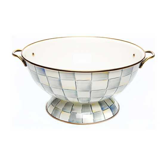 MacKenzie-Childs | Sterling Check Enamel Everything Bowl | MacKenzie-Childs