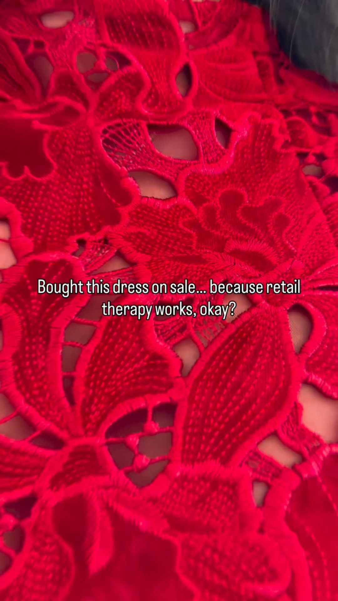 Retail therapy works every single time…
I am wearing size S✨🫶🏼

❓Keep or return?

Dress is from @nadinemerabi, linked on LTK ✨🫶🏼
Elegant style, red lace dress, holiday outfit ideas, feminine style inspiration, try-on haul
#FashionInspo #DressTryOn #WinterStyle