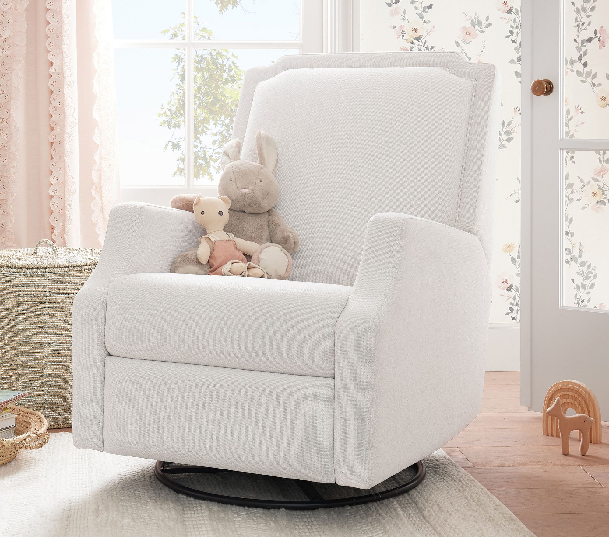 Fleur Manual & Power Swivel Recliner | Pottery Barn Kids