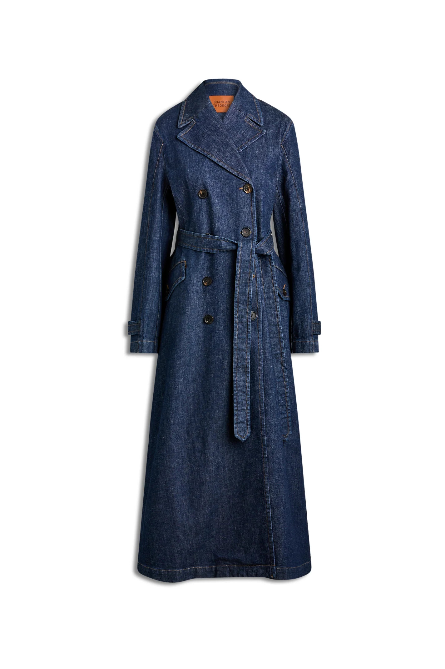 DENIM TRENCH - INDIGO.B - Scanlan Theodore | Scanlan Theodore