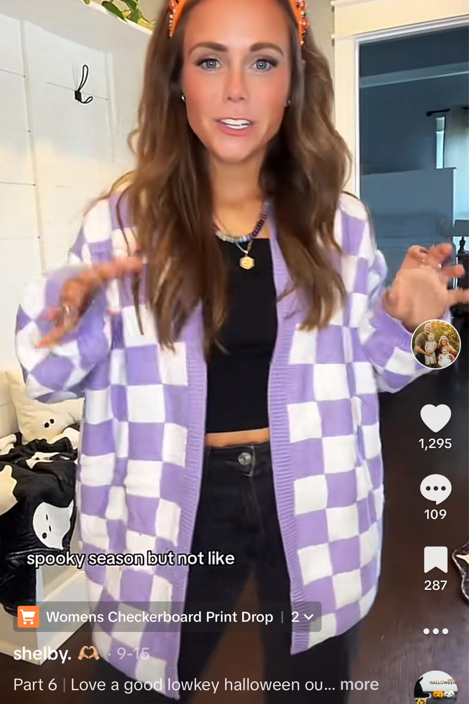 Linking the jeans and shoes here 💜🖤👻 the others are linked on my tiktok! On TikTok shop 

#LTKSeasonal #LTKHalloween #LTKBeauty