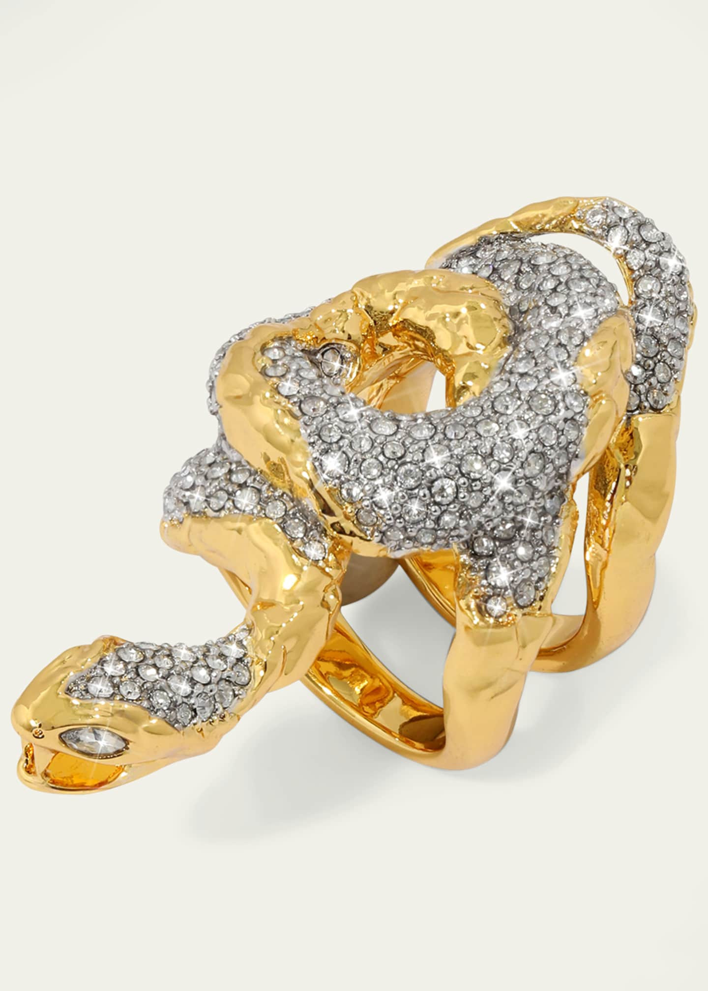 Alexis Bittar Serpent Crystal Pave Ring | Bergdorf Goodman