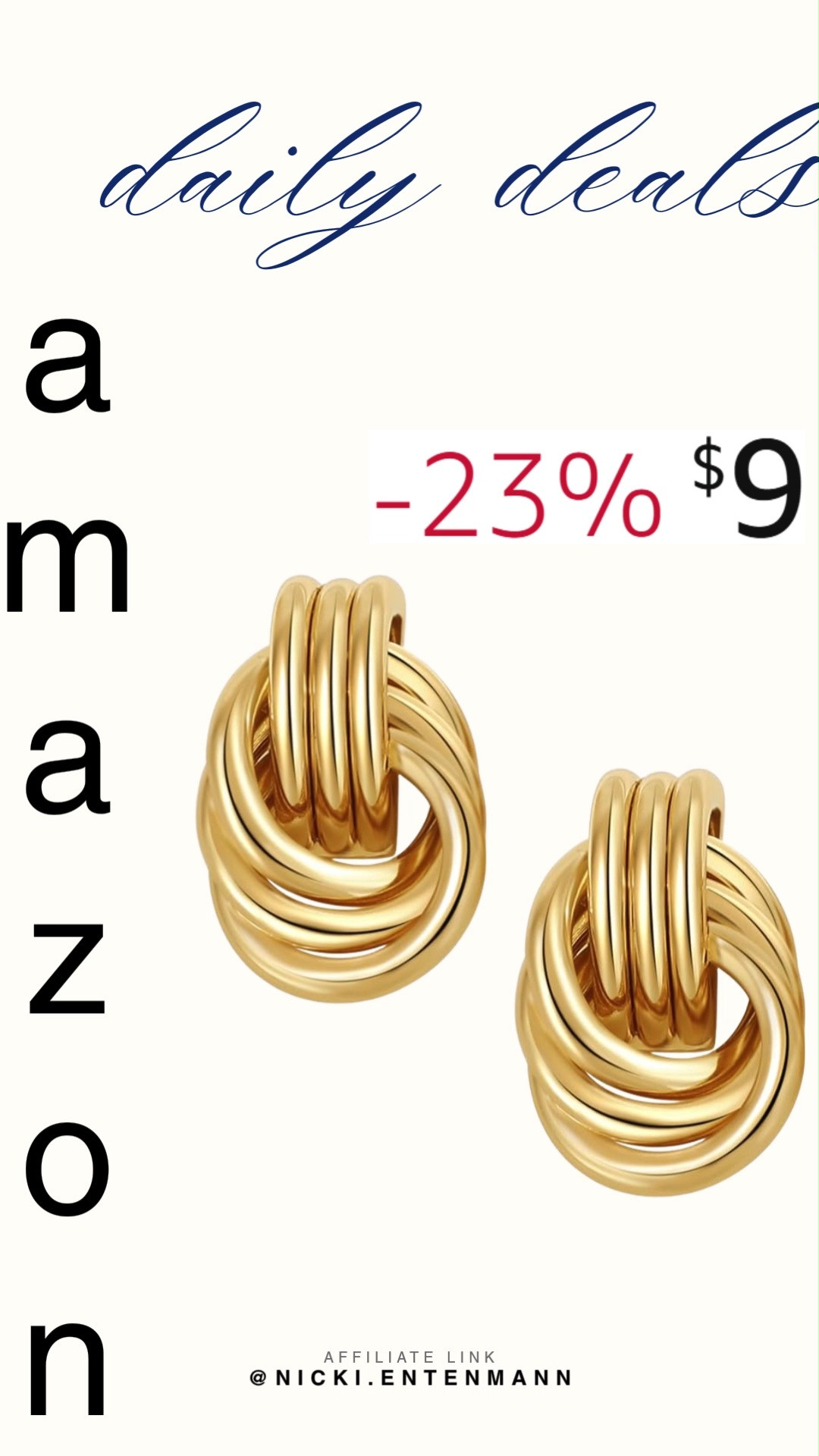SHERLOVE Chunky Knot Gold Earrings crafted for everyday brilliance blend bold charm, style, and confidence seamlessly. Statement drop dangle design makes modern fashion effortlessly chic. #sherlove #chunkyknot #goldearrings #statementearrings #dropearrings #dangleearrings #fashionjewelry #amazonfinds #shoppingdeal #modernliving ✨👂💛 

 #LTKootd #LTKSaleAlert #LTKBeauty