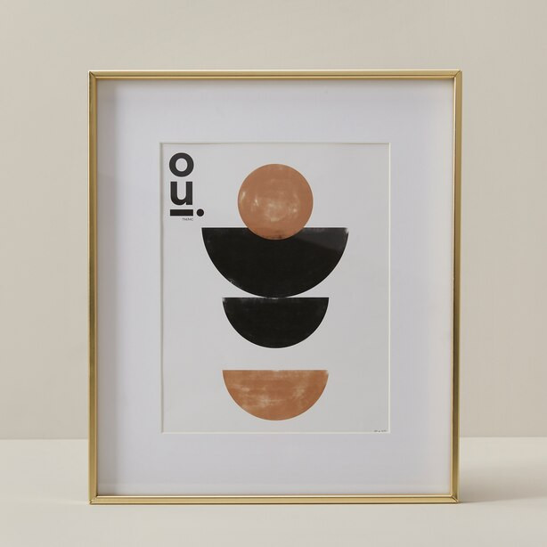 12" X 14" GALLERY FRAME, BRASS | Indigo (CA)