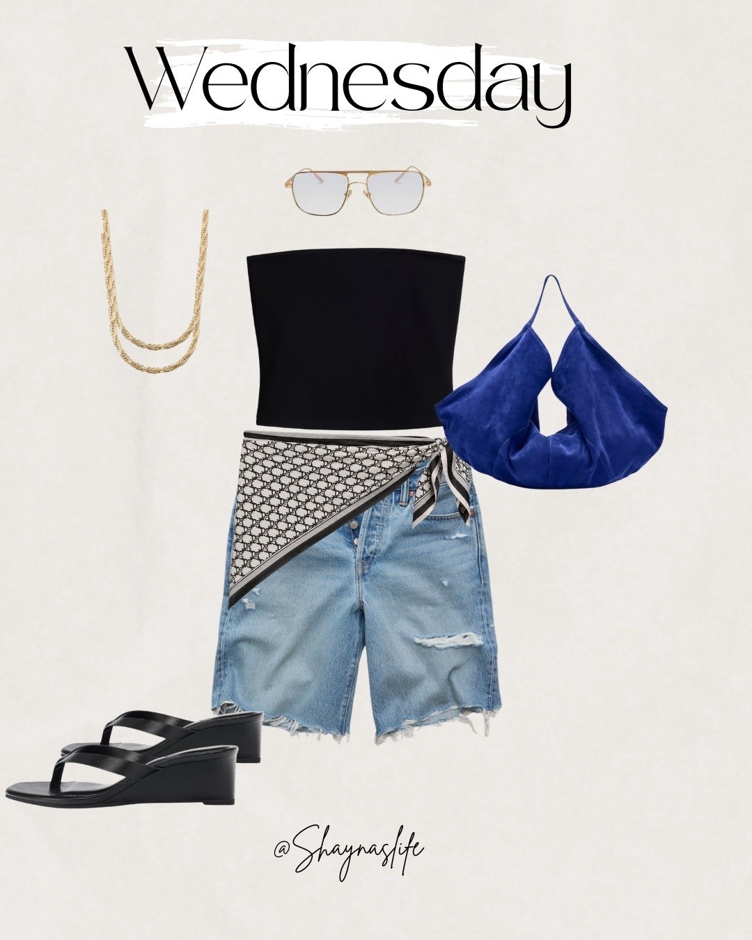 Outfit Inspo
Shorts u do in a 32 for relaxed fit 
Top L I use cakes with it but also linked my fav strapless