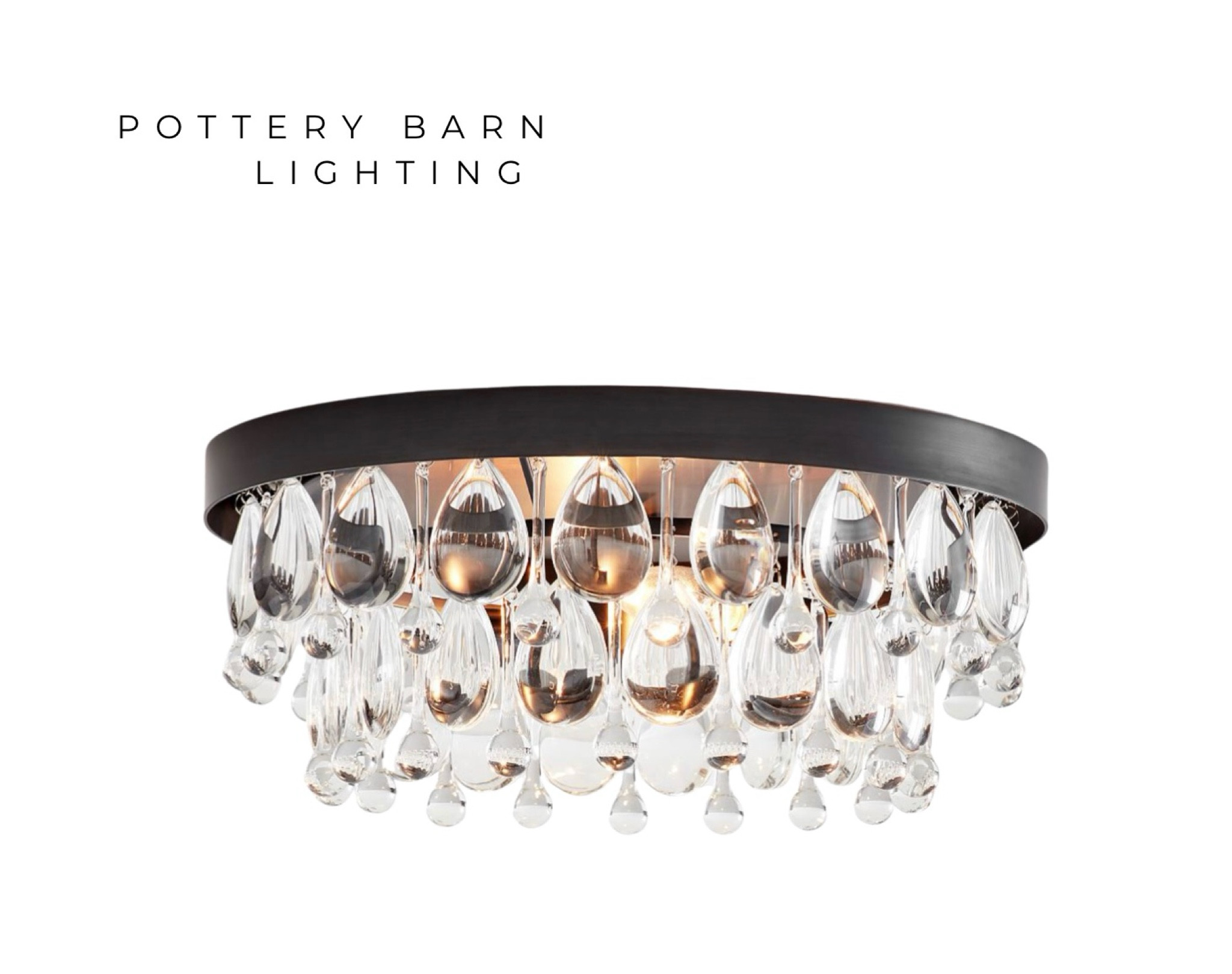 Clarissa Modern Flush Mount 
Pottery Barn 
Available in Bronze and Brass 
Such beautiful accent lighting 


#LTKHome #LTKStyleTip