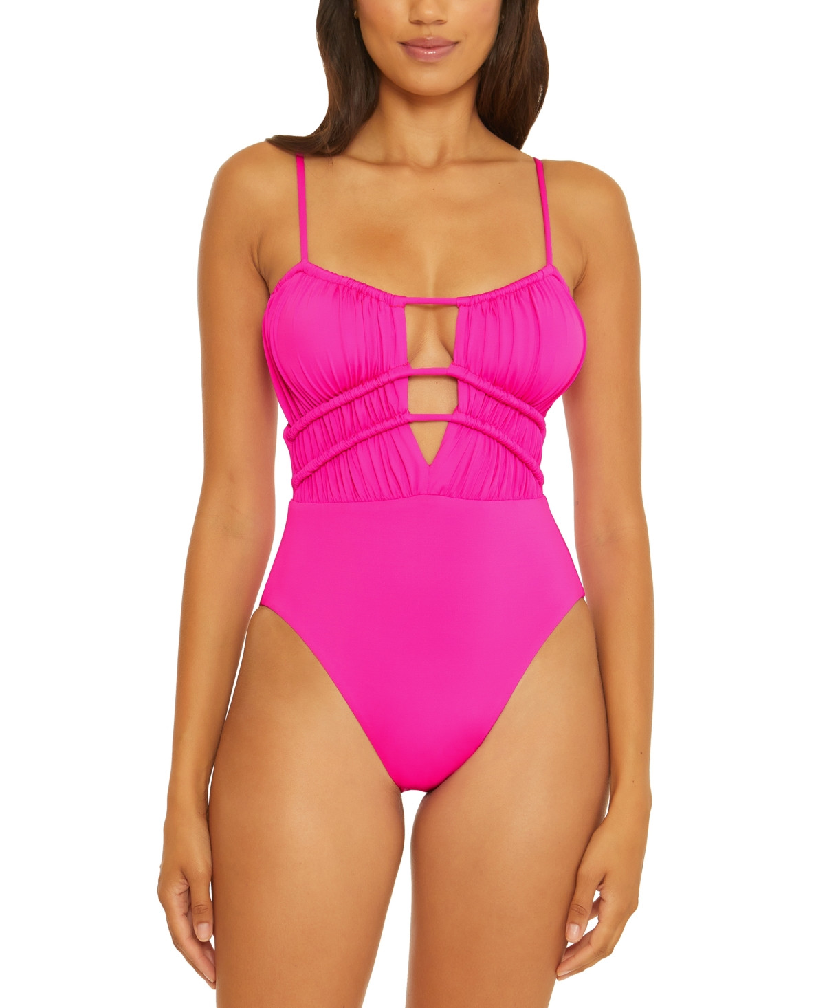 Becca Women's Santorini One-Piece Swimsuit, Created for Macy's Women's Swimsuit | Macys (US)