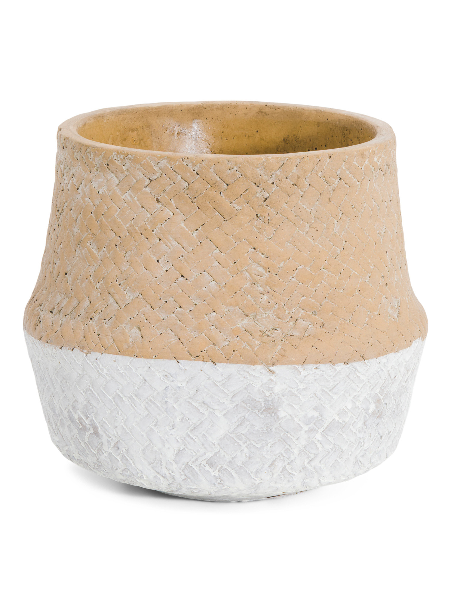 7.5x6.5in Basketweave Belly Pot | Plants & Planters | Marshalls | Marshalls