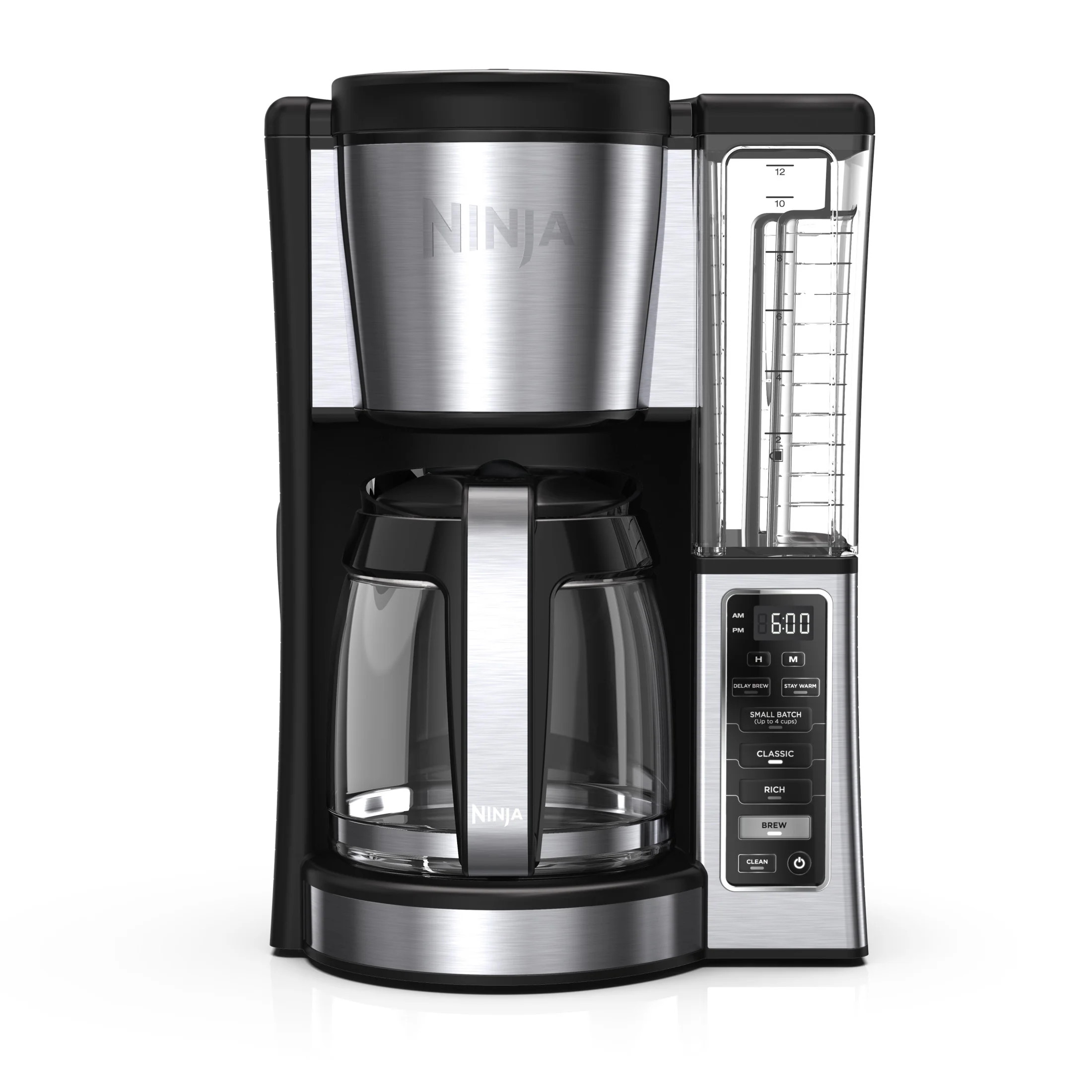 Ninja 12-Cup Programmable Drip Coffee Maker, 2 Brew Styles, Adjustable Warming Plate, CE250, Blac... | Walmart (US)