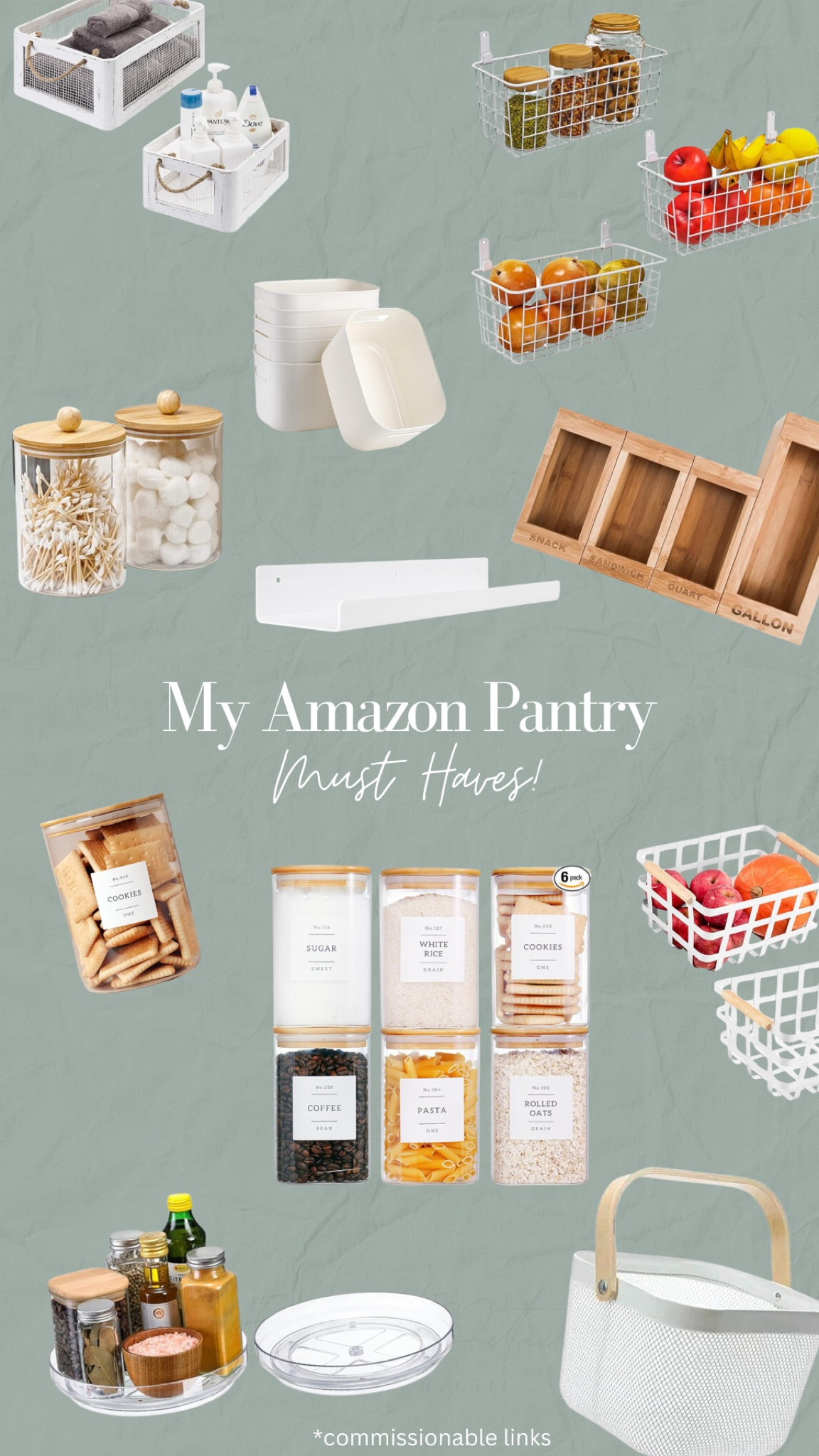 So many of my favorite pantry pieces came from Amazon now I’m starting to look at the rest of my house with an organizing eye and see what else could use a little tidying! Check out my favorites here! 

#LTKfindsunder50 #LTKhome