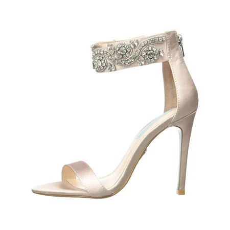 Blue by Betsey Johnson Women s Sb-Brie Heeled Sandal Pale Nude Size 8.0 biRn | Walmart (US)