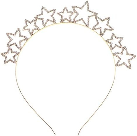 Beaupretty Shiny Rhinestone Star Headband Sparkling Celestial Hairband Women Girls Fashionable He... | Amazon (US)