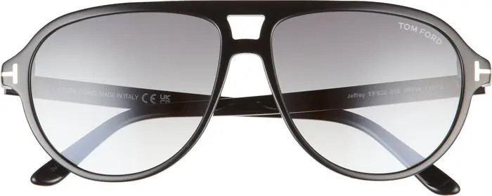 Jeffrey 59mm Gradient Pilot Sunglasses | Nordstrom