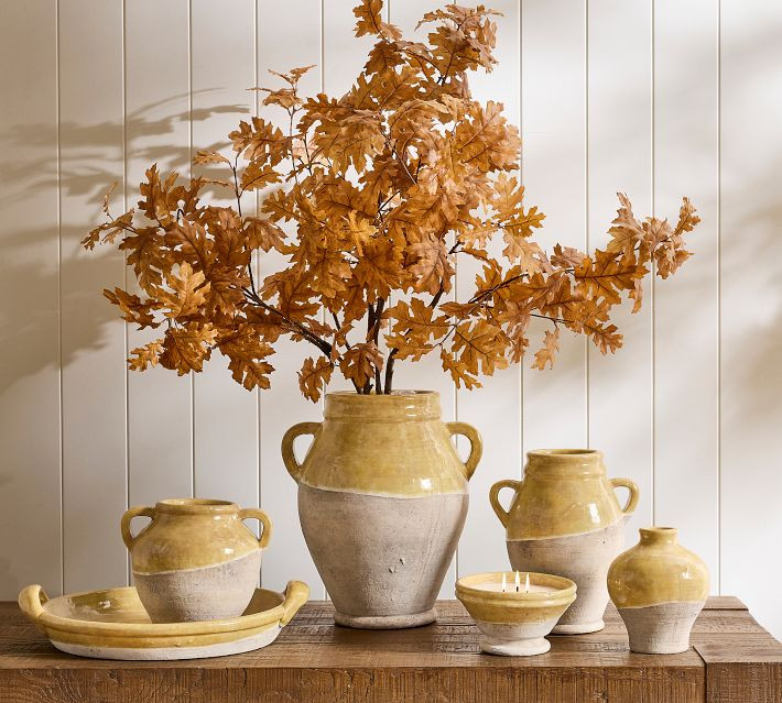 French Pot Vase Sage Green Large | Pottery Barn (US)