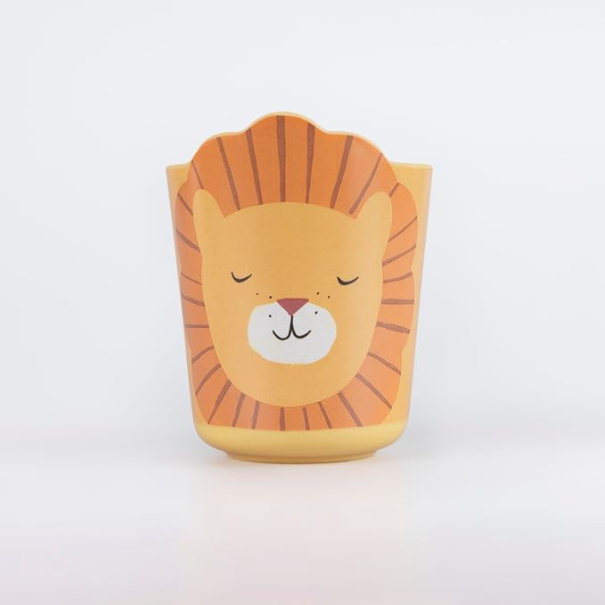 Meri Meri Reusable Lion Cup (Pack of 1), Melamine Reusable Cup for Beach or Picnic, Dishwasher Sa... | Amazon (US)