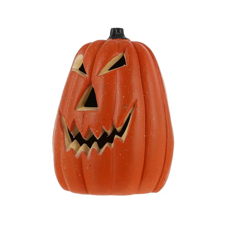 BESTONZON 1pc Halloween LED Pumpkin Skull Head Light Glowing Decorative Lamp (Orange) - Walmart.c... | Walmart (US)