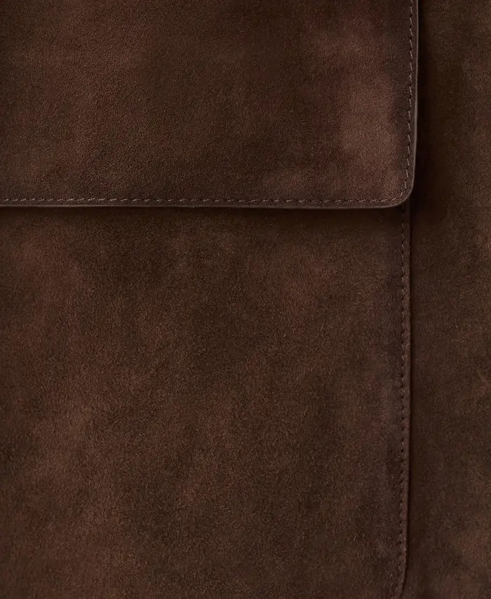 Selection Suede Button-Up Jacket | Nordstrom