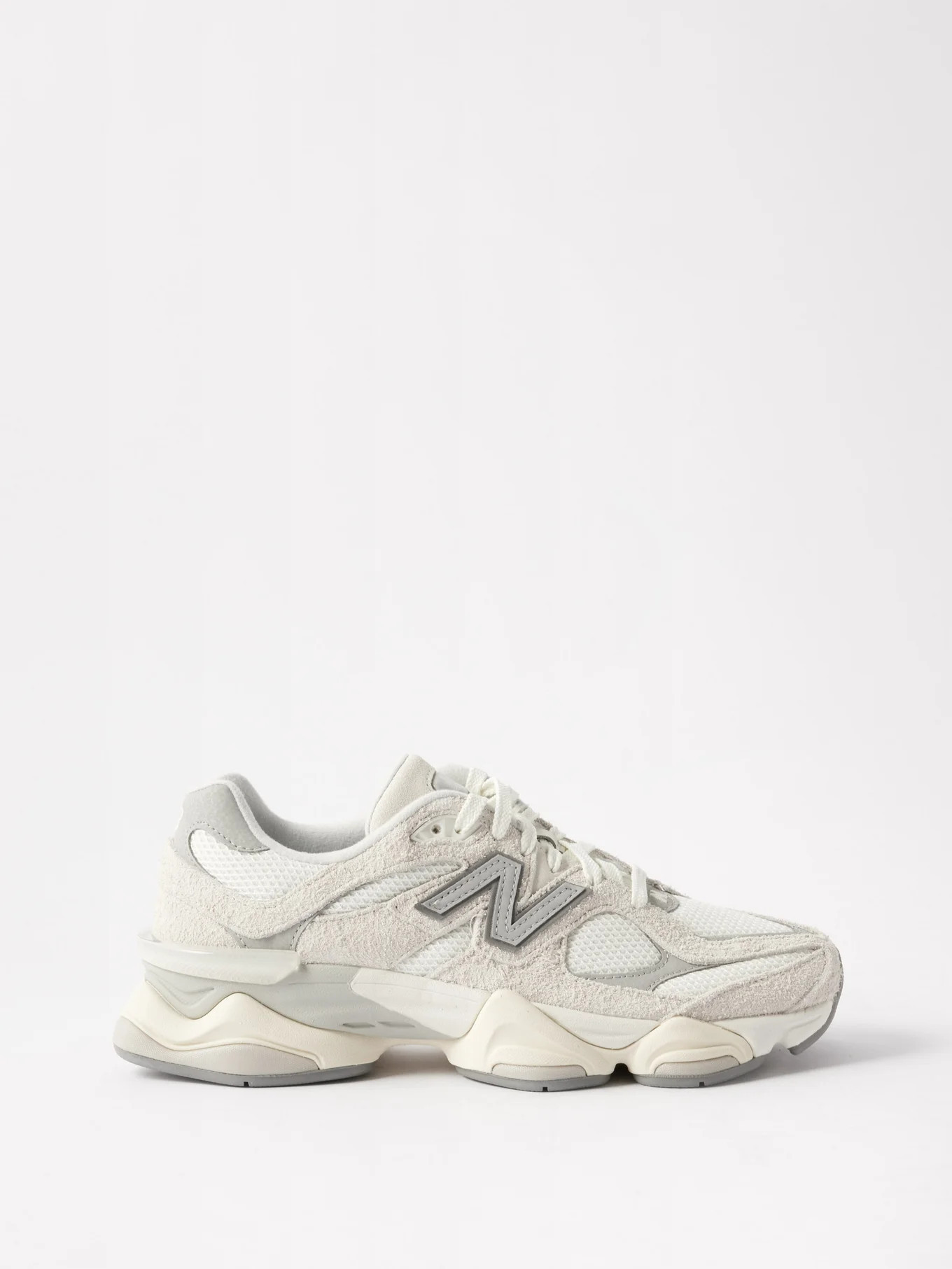 9060 suede and mesh trainers | Matches (UK)