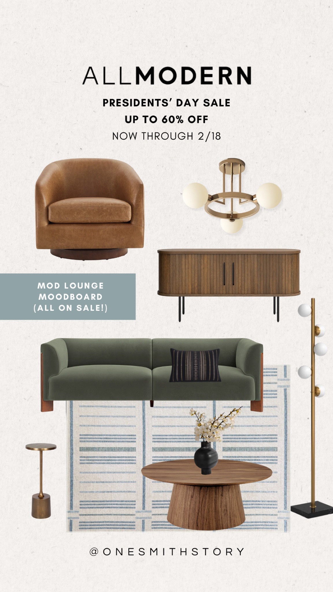 These lounge vibes are perfect for a living room, den or office. All of the furniture and decor featured here is on sale up to 60% off plus free shipping on tons of styles for AllModern’s Presidents’ Day Sale! Shop now through 2/18

@allmodern #allmodernpartner #modernmadesimple

#LTKFindsUnder100 #LTKSaleAlert #LTKHome
