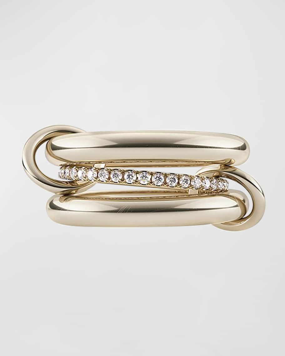 Spinelli Kilcollin Libra 18k Diamond & Connector Ring | Neiman Marcus