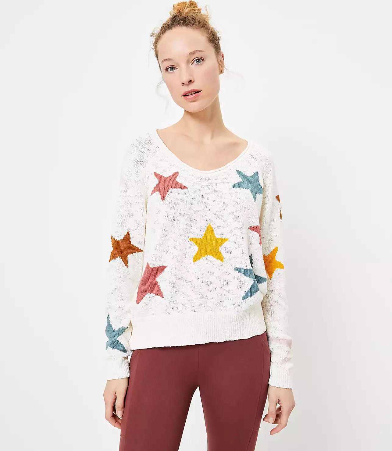 Lou & Grey Star Sweater | LOFT
