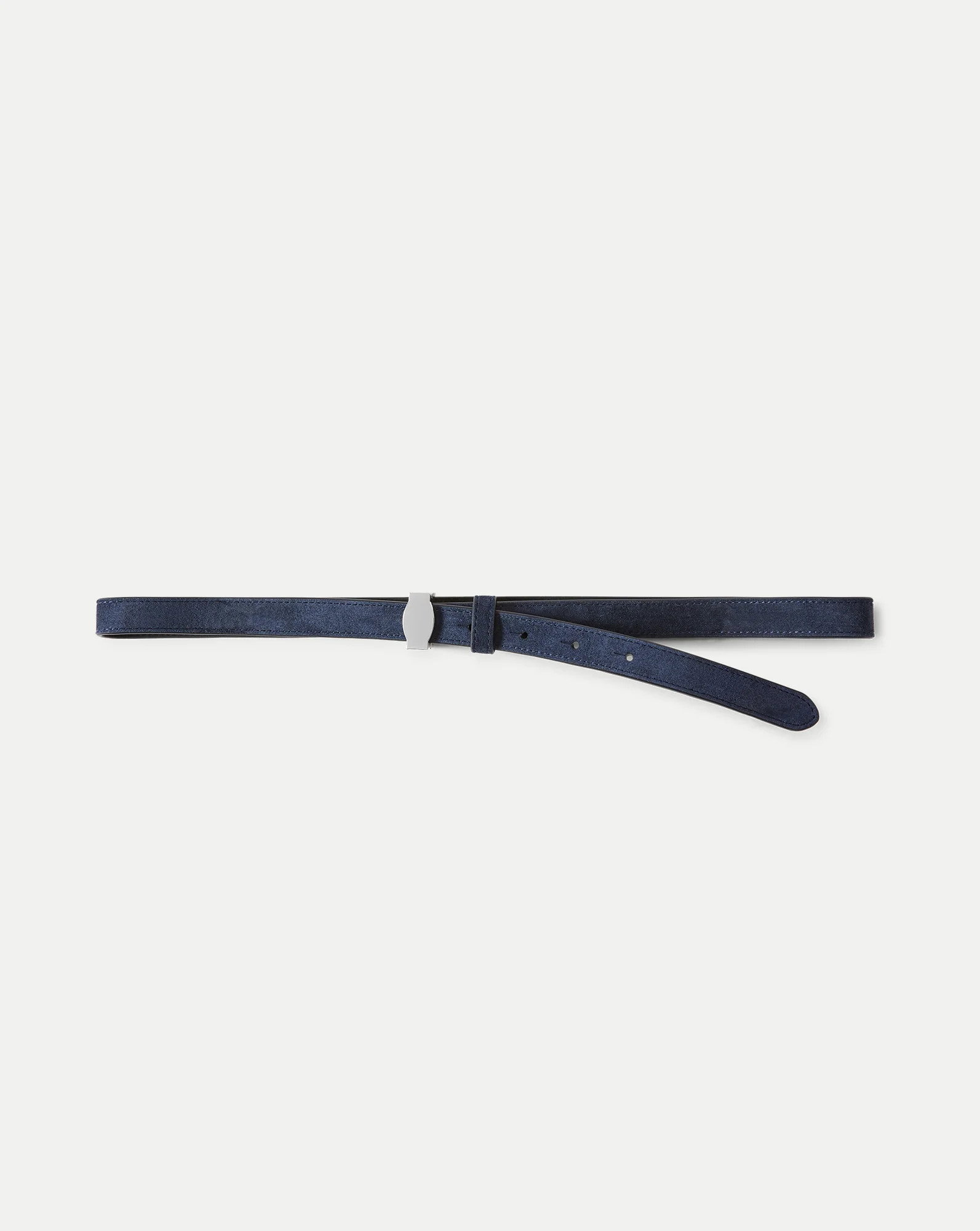 Dash Suede Belt in Navy | Veronica Beard | Veronica Beard