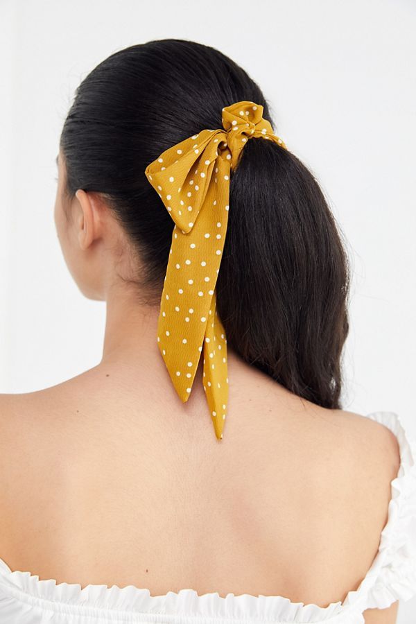 Darling Draped Bow Scrunchie | Urban Outfitters (US and RoW)