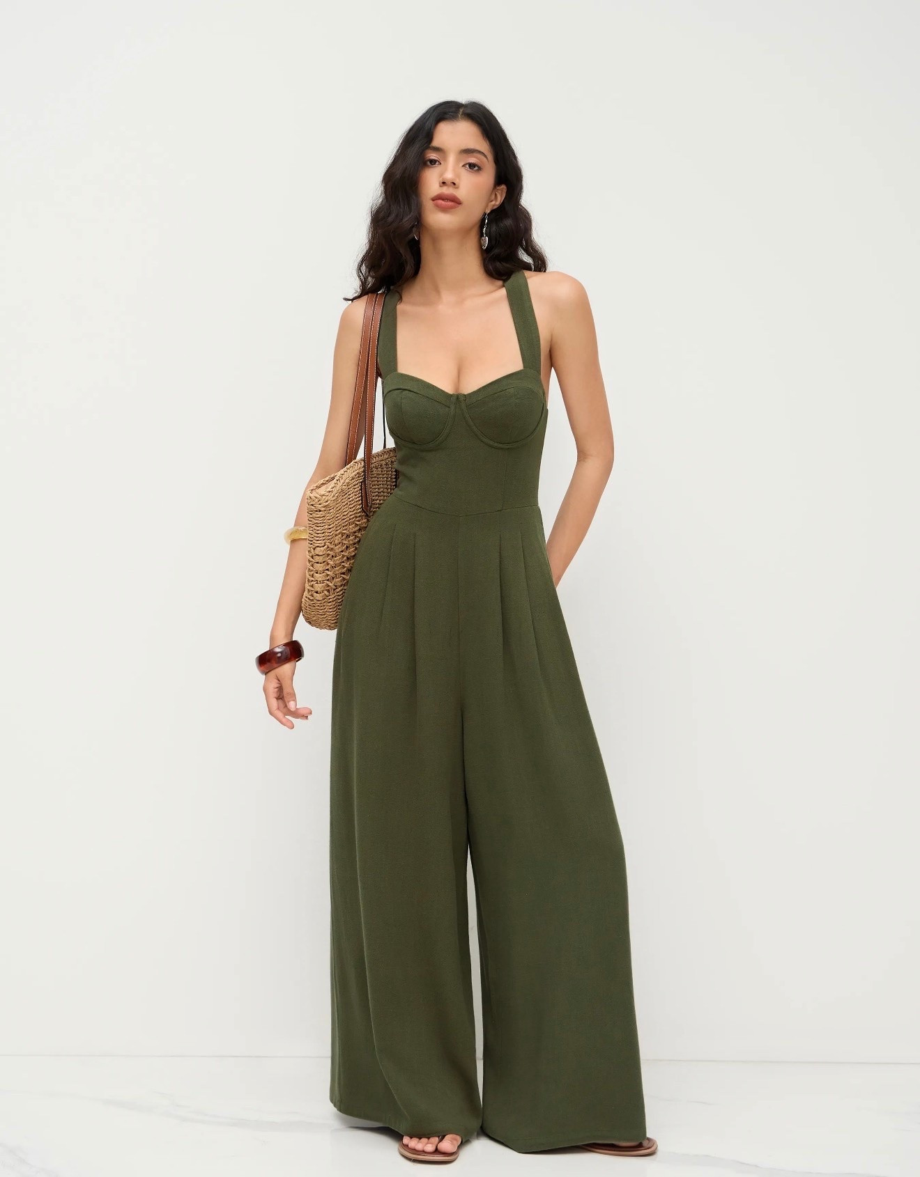 summer outfits

LINEN-BLEND SQUARE NECK CRISS CROSS @CIDER 

#summer #outfit #jumpsuit #linen #cider

#LTKOver40 #LTKSeasonal #LTKWorkwear