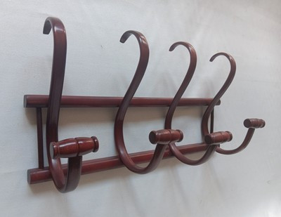 vintage bentwood wall coat rack thonet style  | eBay | eBay US
