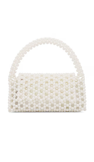 Amrita Bead Top Handle Bag in Pearl | Revolve Clothing (Global)