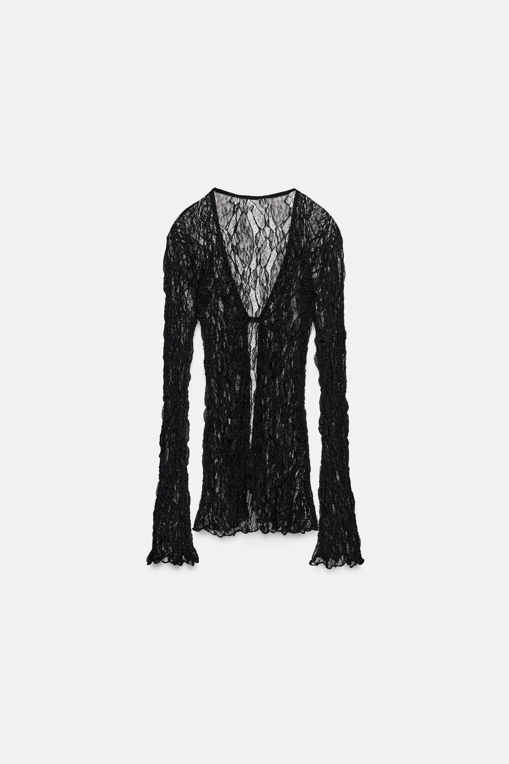 LACE BUCKLE TOP | Zara US