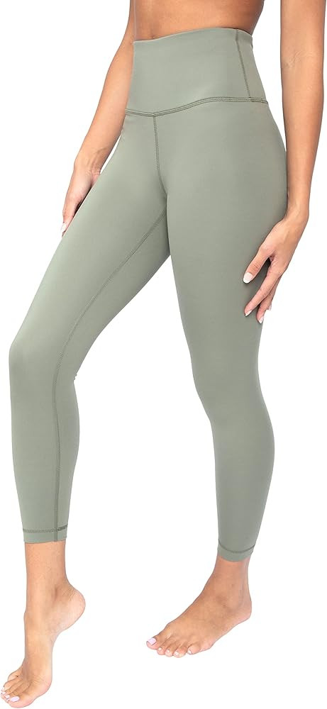 Yogalicious High Waist Squat Proof Lux Ankle Leggings for Women | Amazon (US)