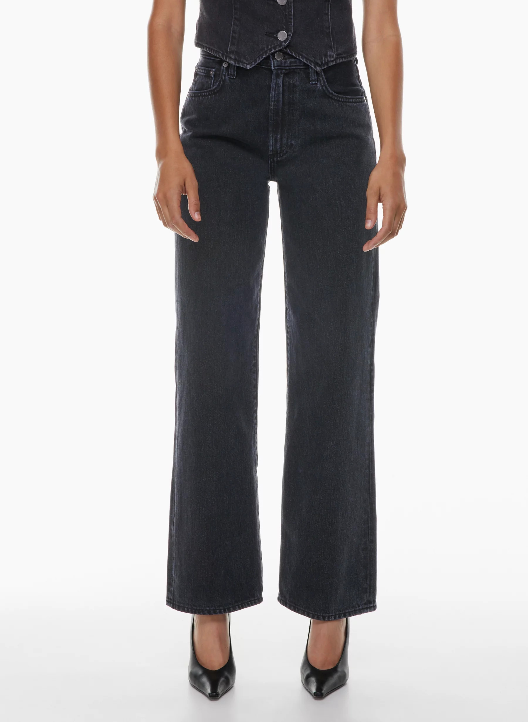 THE FARRAH HI-RISE WIDE JEAN | Aritzia