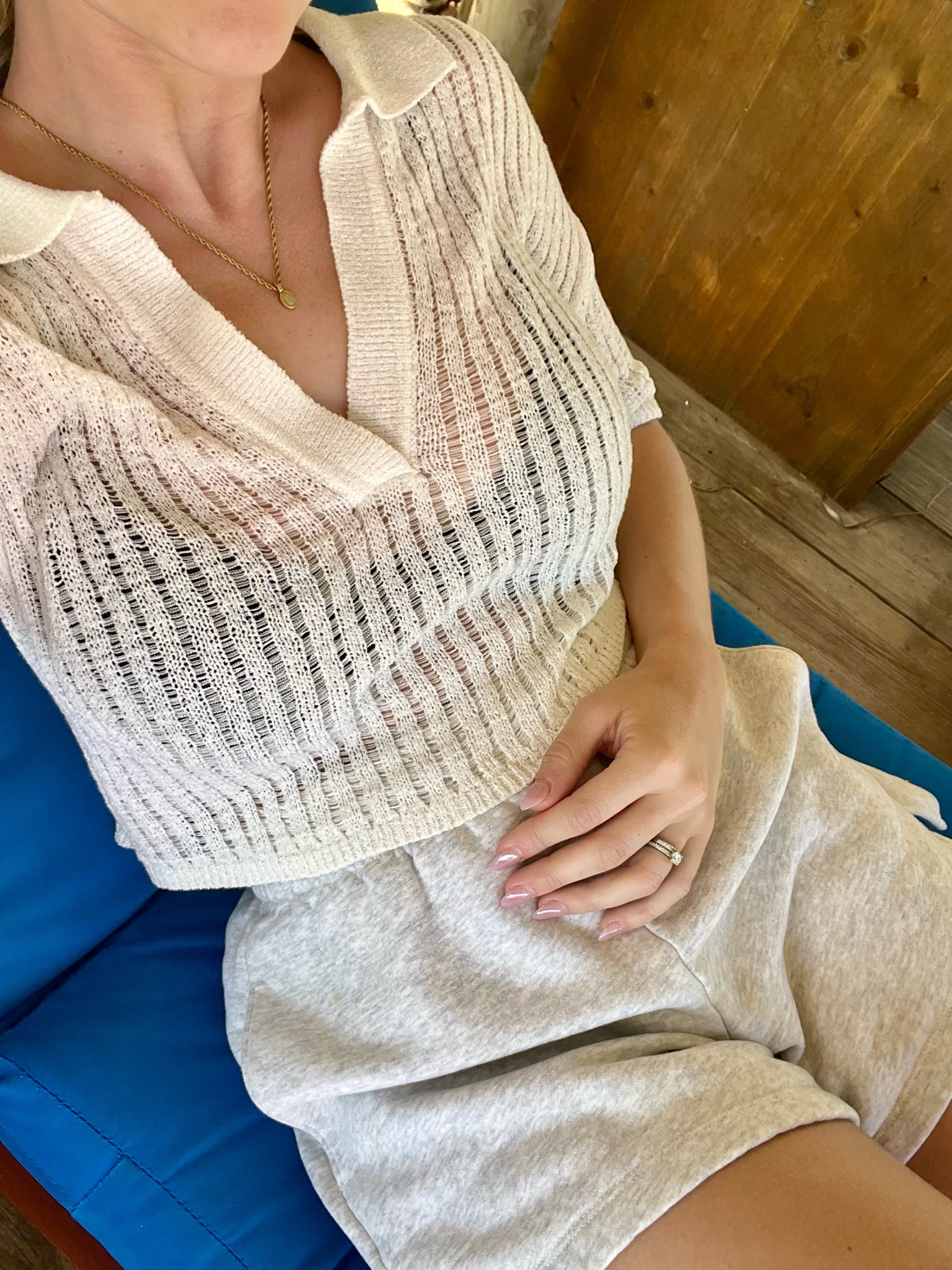 Beach cover up top - Medium
Abercrombie Sunday Short - XS
Soft beach shorts 

#LTKSwim