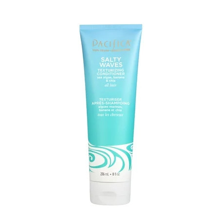Pacifica Beauty Salty Waves Texturizing and Moisturizing Conditioner Banana Scent For All Hair Types Vitamin B + Vitamin E Beach Hair Beachy Waves Sulfate Free Vegan & Cruelty Free | Walmart (US)