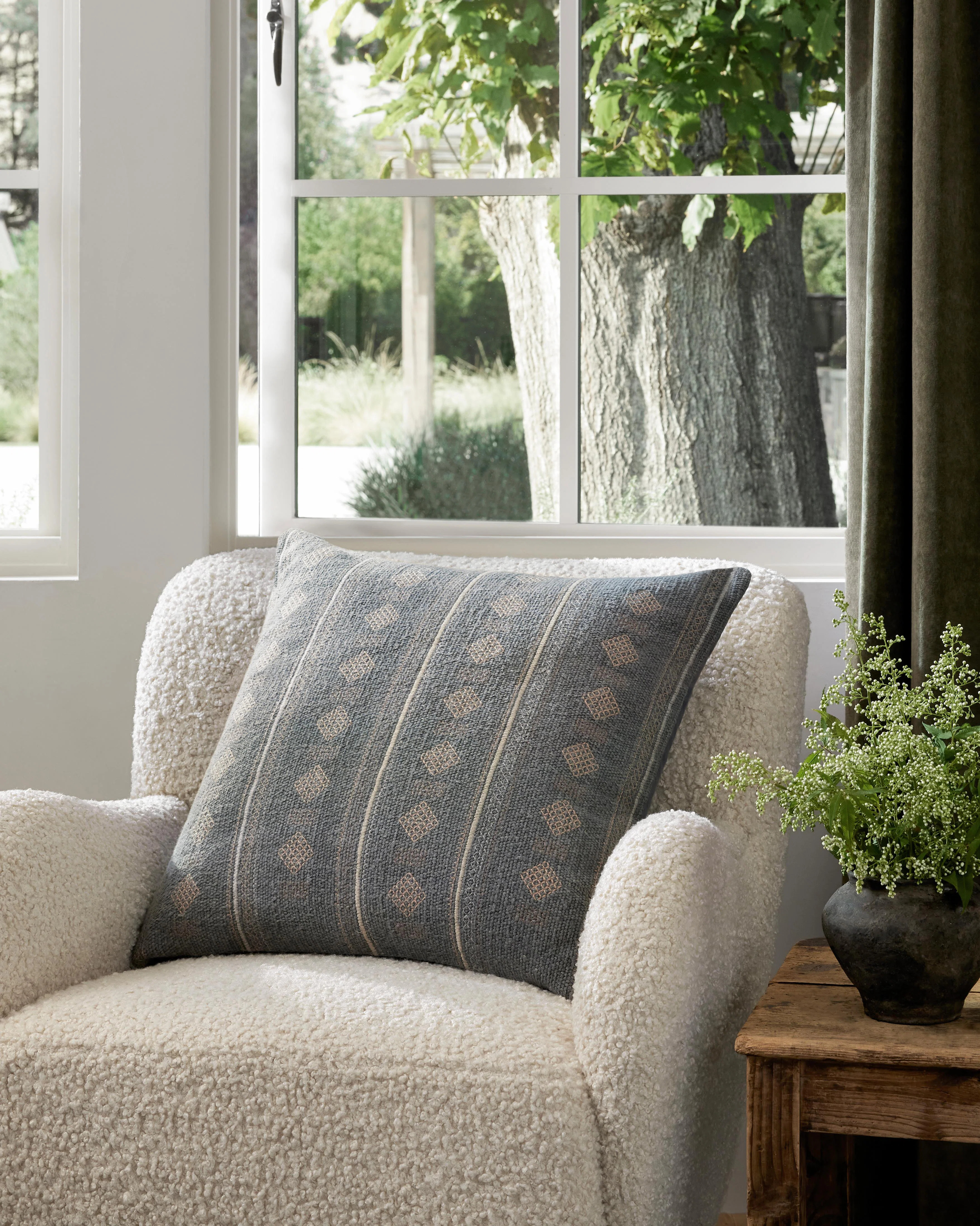 Palomar Striped Cotton Throw Pillow | Wayfair North America