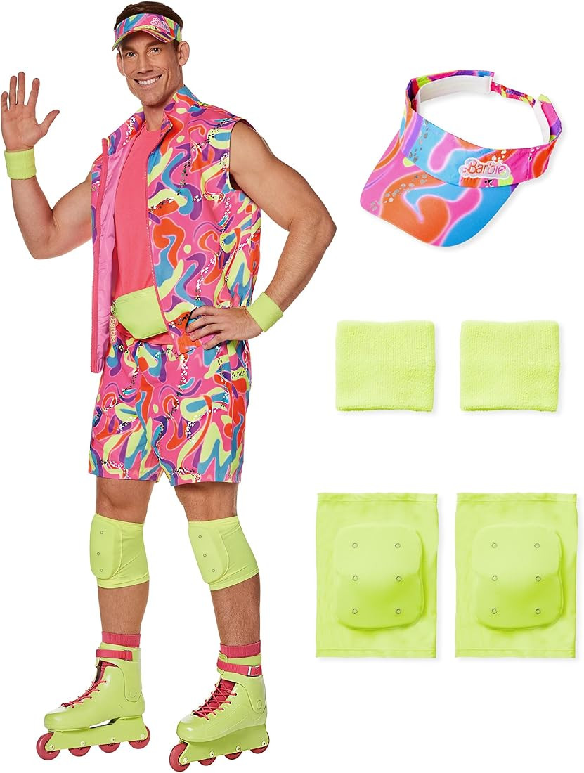 Barbie the Movie Adult Skating Ken Costume | Officially Licensed | Mattel | Couples Halloween Cos... | Amazon (US)