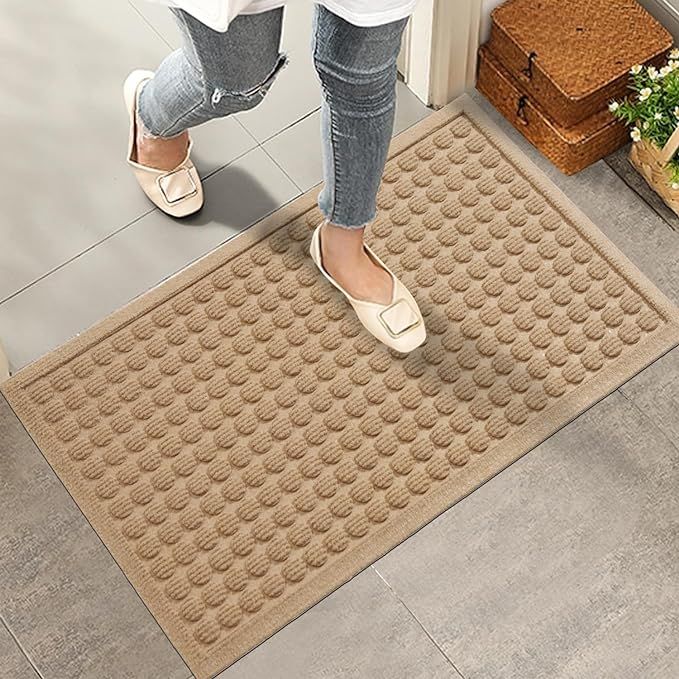 Front Door Mat, Heavy Duty Welcome Door Mat Indoor Outdoor, Absorbent Doormat, Sturdy Non Slip Ru... | Amazon (US)