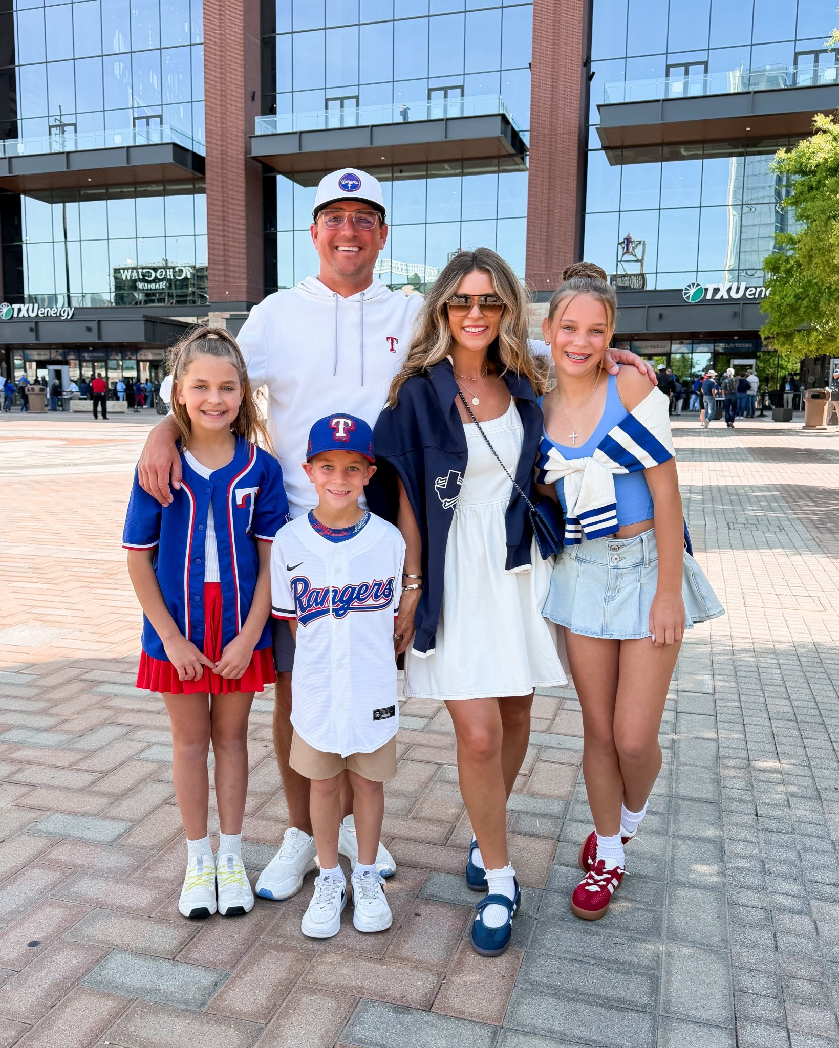 Rangers game with my little fam! Baseball in Texas! 

#LTKFestival #LTKdayinmylife #LTKmomlife