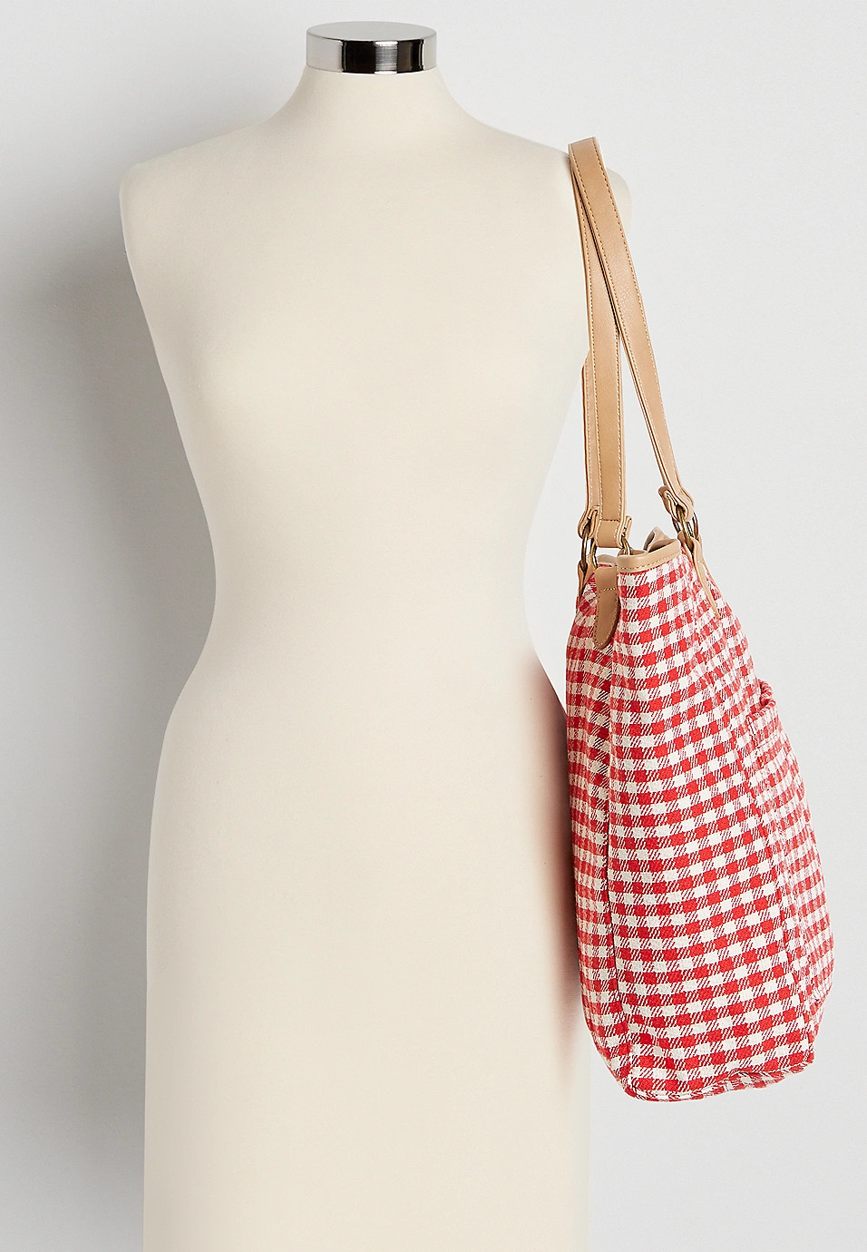 Red Gingham Tote Bag | Maurices