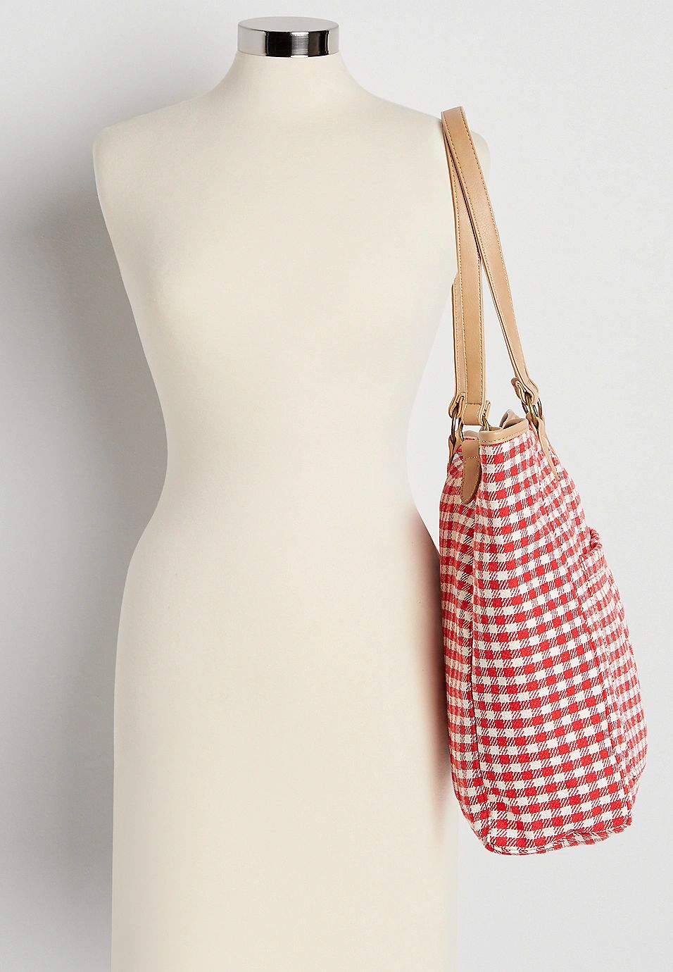 Red Gingham Tote Bag | Maurices