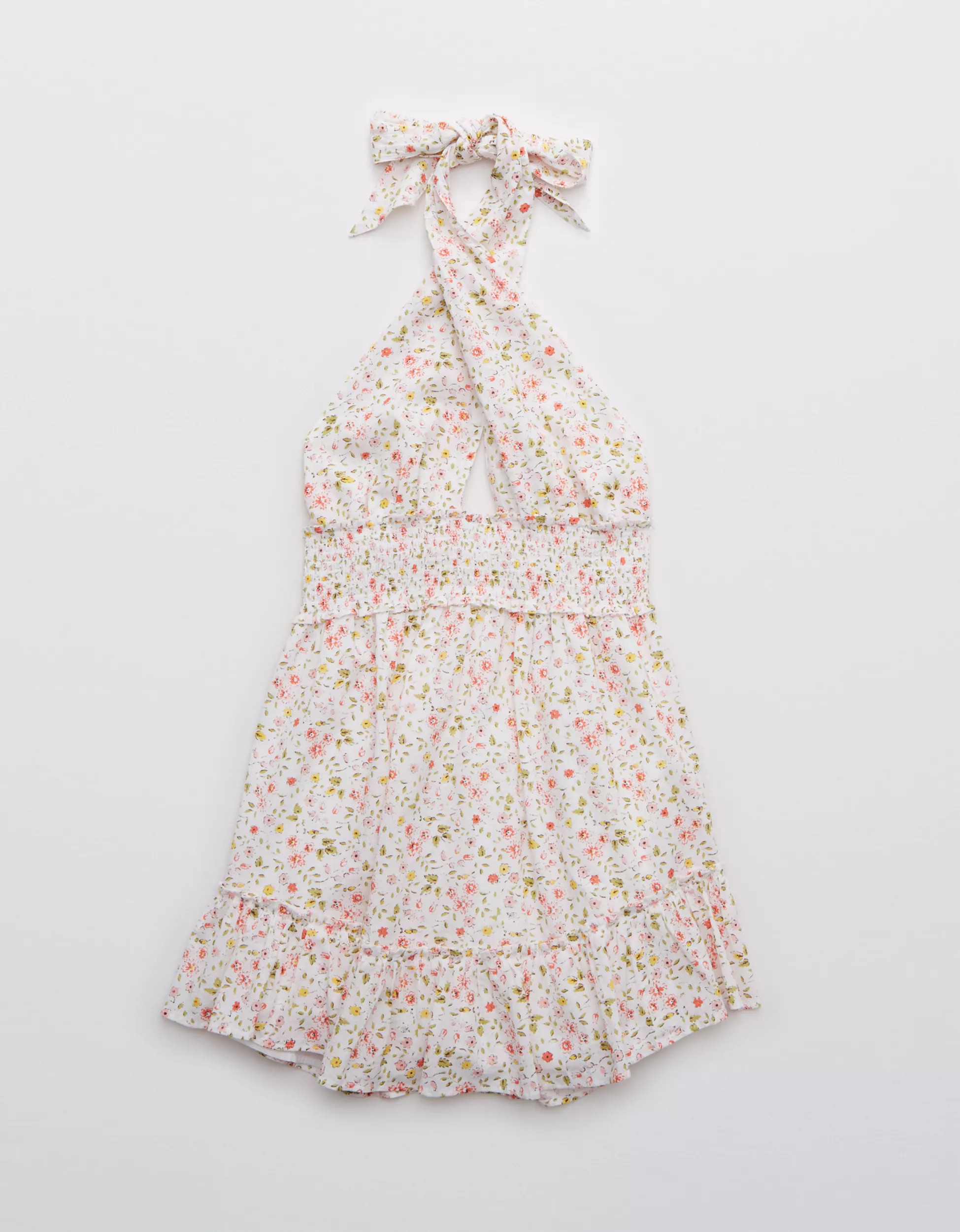 Aerie Spring Fling Halter Dress | American Eagle Outfitters (US & CA)