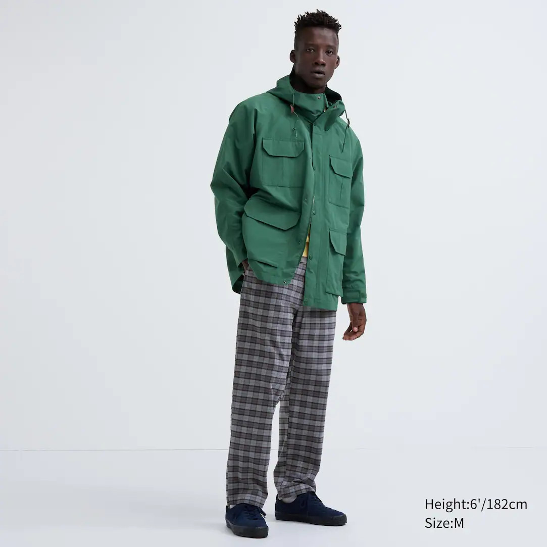 Karierte Easy Flanell Hose in 7/8-Länge | UNIQLO (DE)