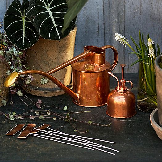 Haws 1 Liter Copper Watering Can + Mister Gift Set | Terrain